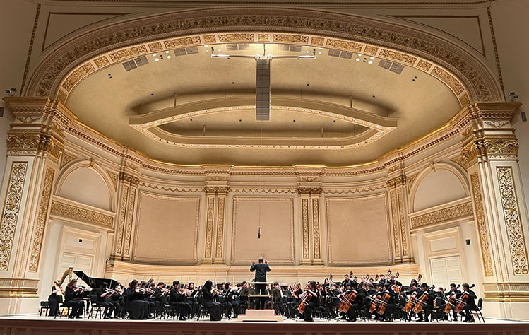 YPSO on Carnegie Hall stage