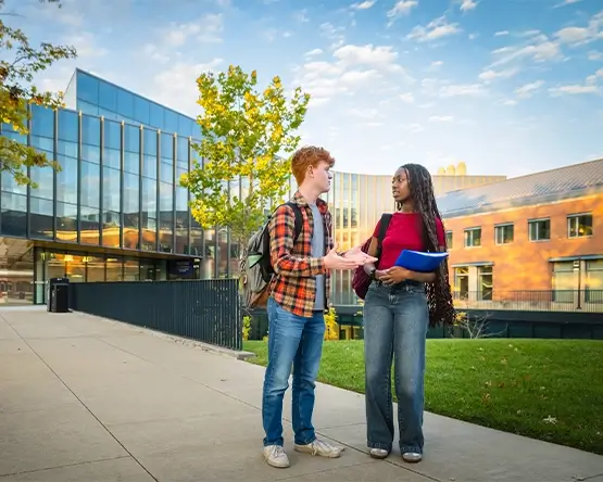 Students at the Webster Groves campus.