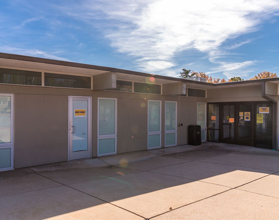 Front entrance to the Visual Arts Studio