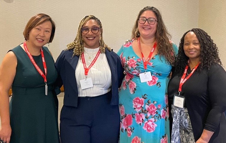 Dr. Yin Lam Lee-Johnson, Andrea Jackson, Trish Iaiennaro and Ethel Smith stand together