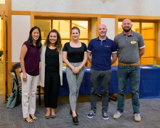 Mary Lai Preuss, Lindsay McDaniels Swearingen, Sarah McMullin, Robert Ross, and Erin Goedereis