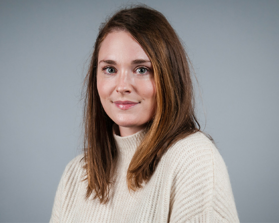 A headshot of the student, Kelly Slavin.